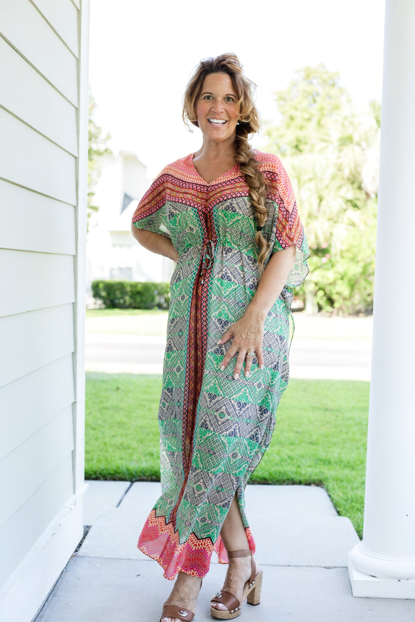 ANT Vanessa Virginia Caftan Dress  BX1310 XSmall Official JT Merch